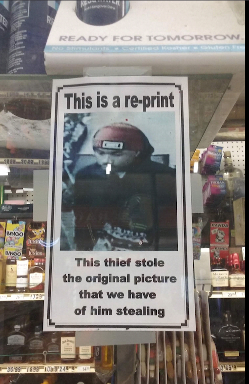 poster - Ready For Tomorrown This is a reprint This thief stole the original picture that we have of him stealing 309910F