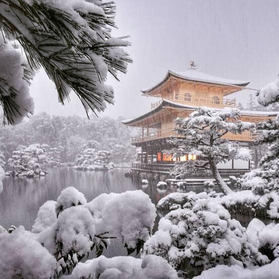 kyoto japan winter