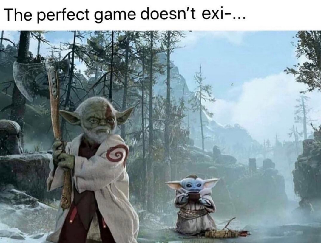 baby yoda god of war - The perfect game doesn't exi...