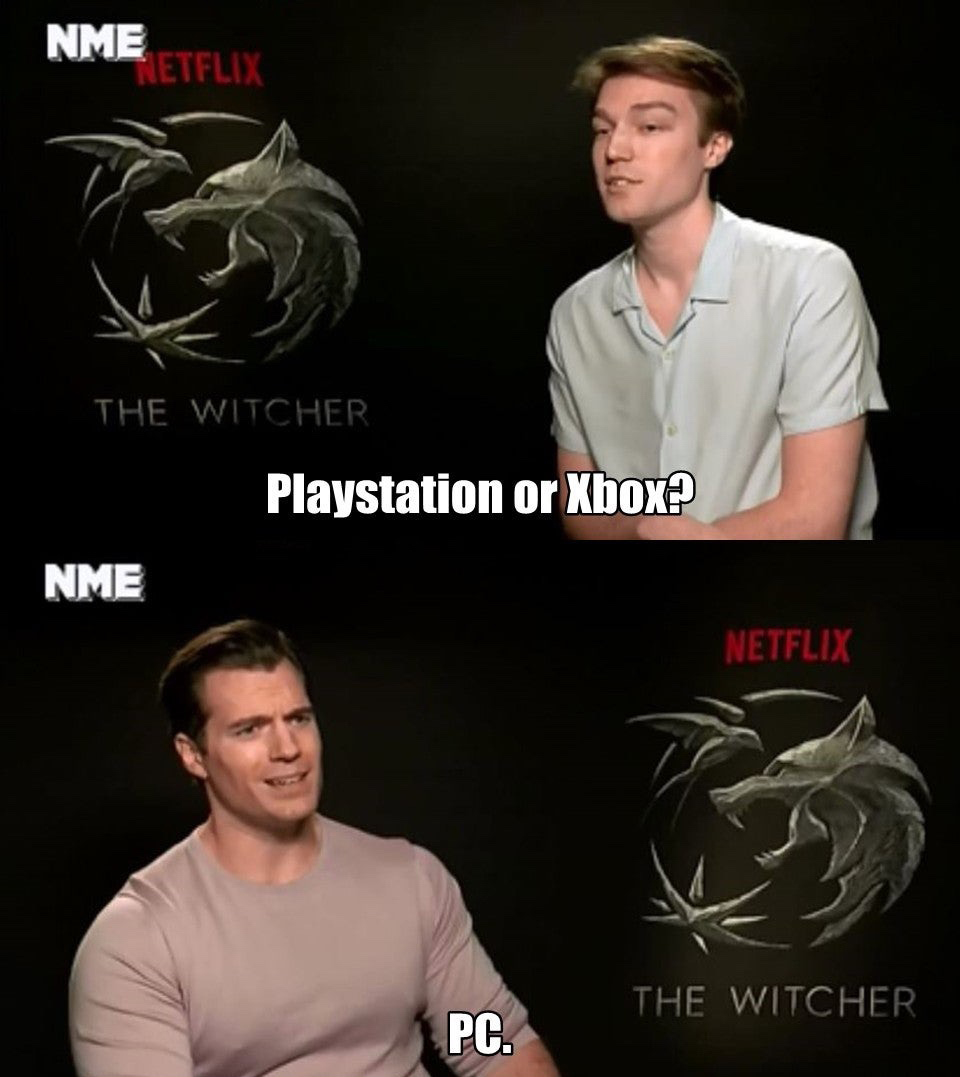 Henry Cavill - Nme Netflix The Witcher Playstation or Xbox? Nme Netflix The Witcher Pc.