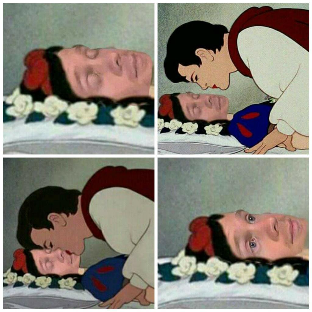 snow white blinking guy meme - |