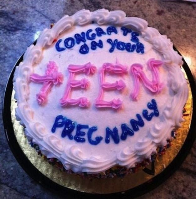 funny things written on cakes - Icon your Pregnao