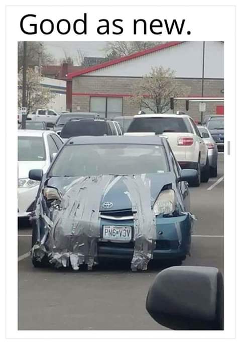 duct tape prius - Good as new. PngV37
