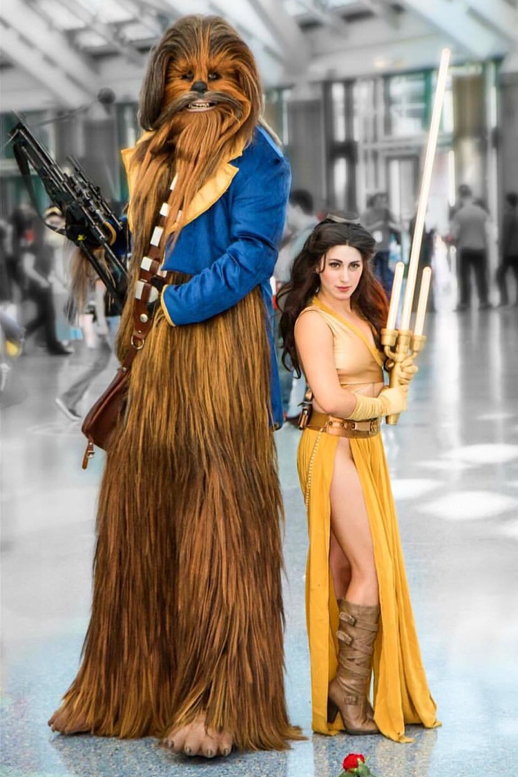 beauty and the beast star wars cosplay