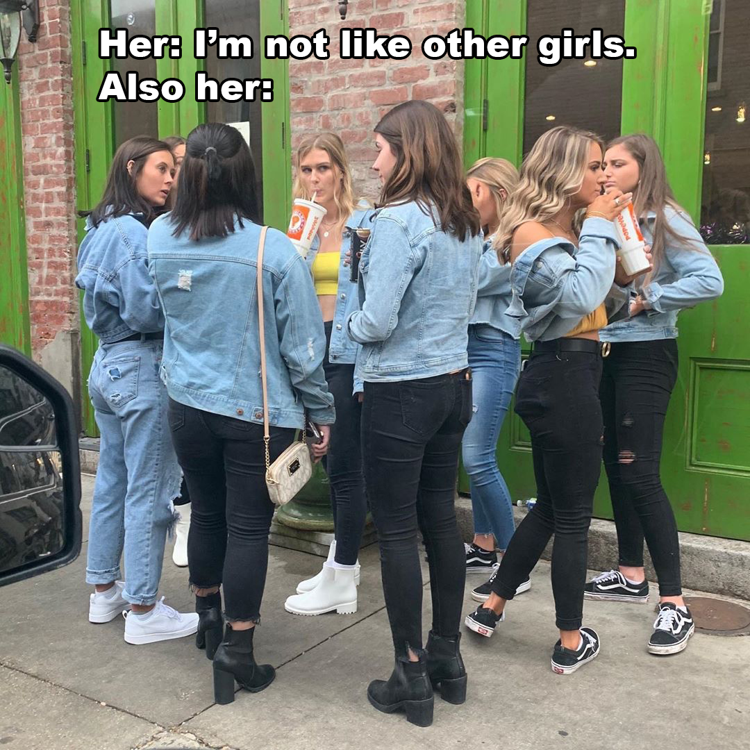 social group - Her I'm not other girls. Also her