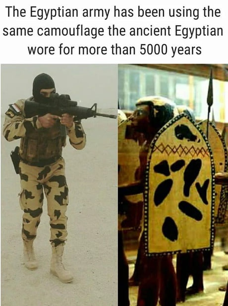 ancient egyptian shields - The Egyptian army has been using the same camouflage the ancient Egyptian wore for more than 5000 years