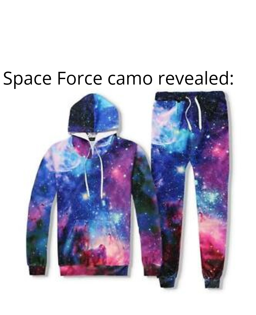 galaxy suit - Space Force camo revealed