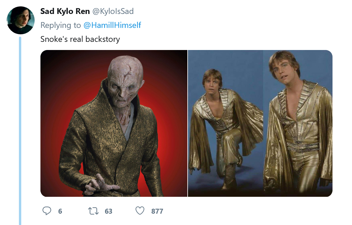 luke yellow jacket - Sad Kylo Ren Himself Snoke's real backstory 96 22 63 877