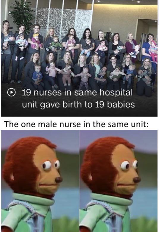 antonio brown burfict meme - 19 nurses in same hospital unit gave birth to 19 babies The one male nurse in the same unit