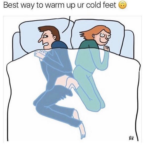 best way to warm up your cold feet - Best way to warm up ur cold feet Bb