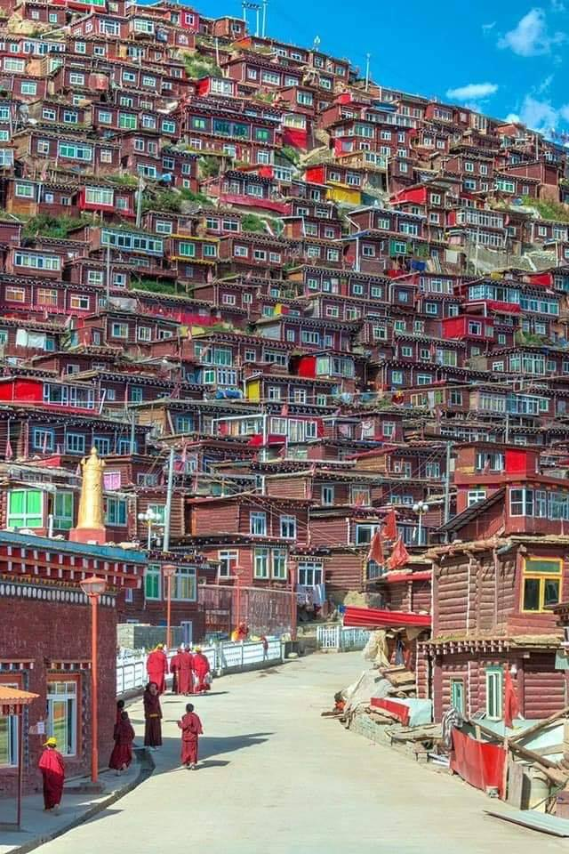 mountain village tibet