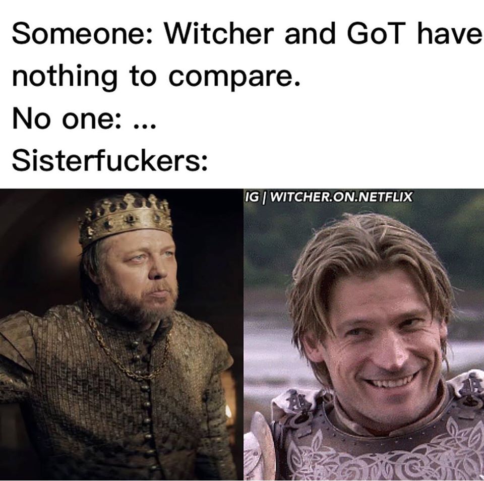 jaime lannister smiling - Someone Witcher and Got have nothing to compare. No one ... Sisterfuckers Ig | Witcher.On.Netflix