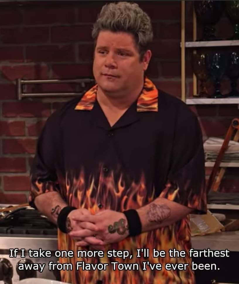 sean astin guy fieri - If I take one more step, I'll be the farthest away from Flavor Town I've ever been.
