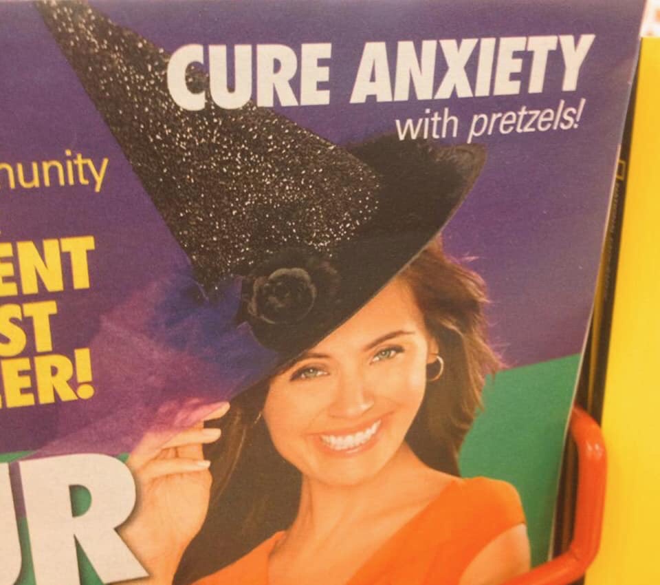 album cover - Cure Anxiety with pretzels! nunity Ent Er!