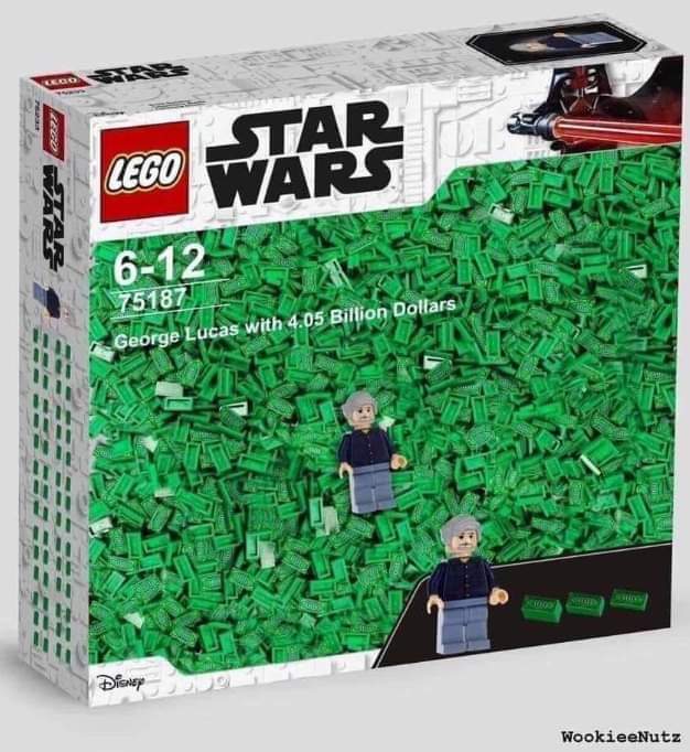 lego star wars sets rise of skywalker - Lego Varr 612 175187 George Lucas with 4.05 Billion Dollars Disney WookieeNutz