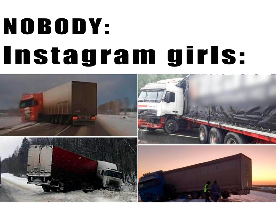 freight transport - Nobody Instagram girls
