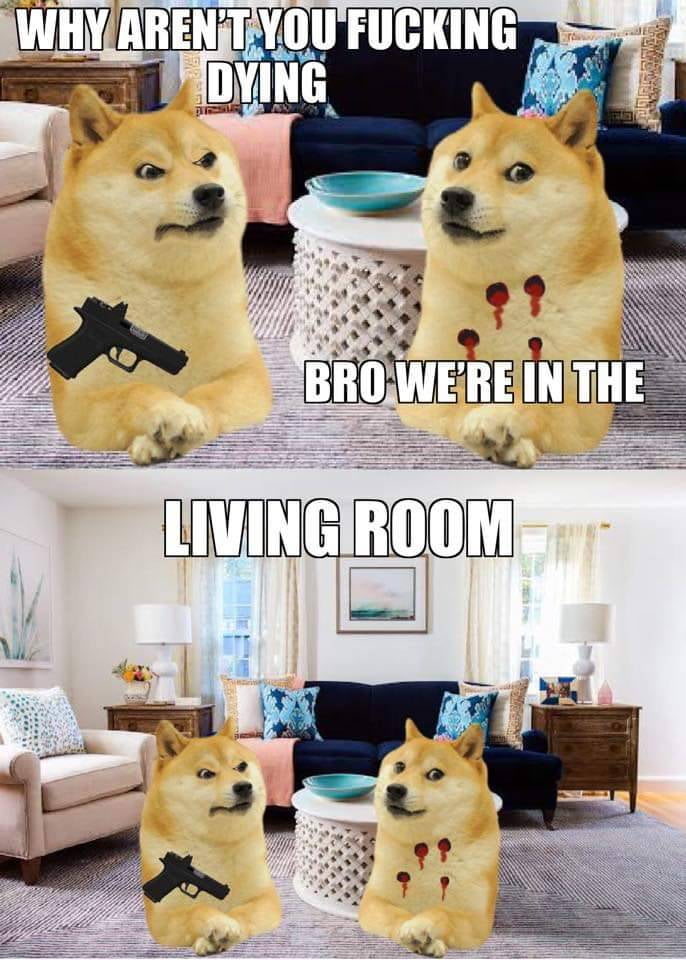 living room decor ideas - Why Aren'T You Fucking Dying Bro We'Re In The Living Room