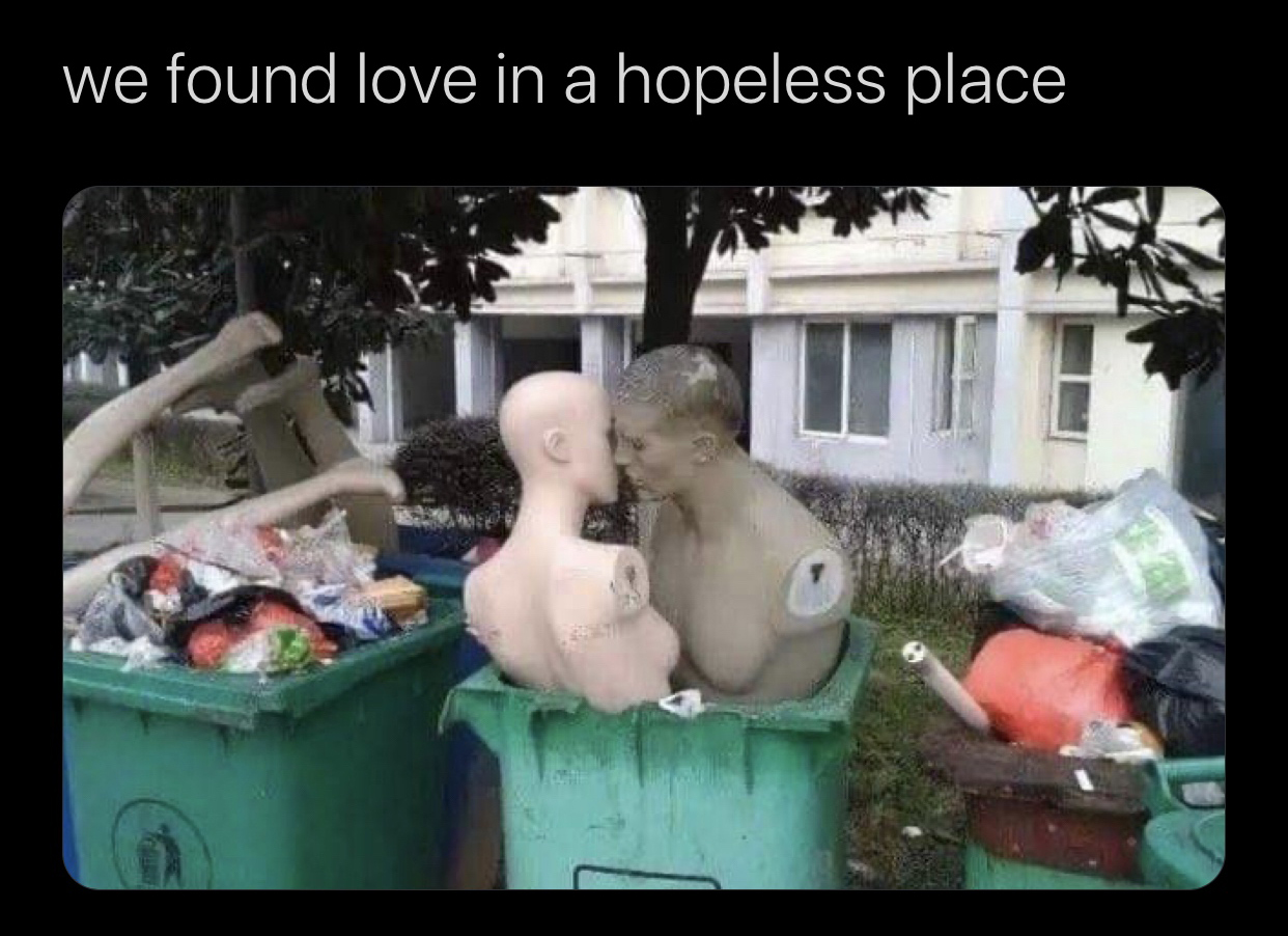 we found love in a hopeless place meme - we found love in a hopeless place
