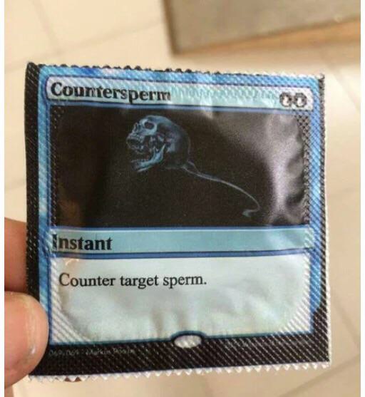 countersperm mtg - Countersperm instant Counter target sperm.