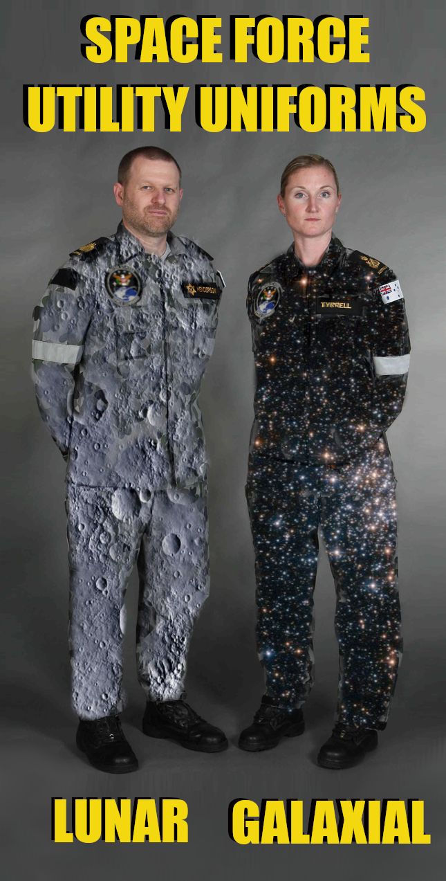 army - Space Force Utility Uniforms Lunar Galaxial