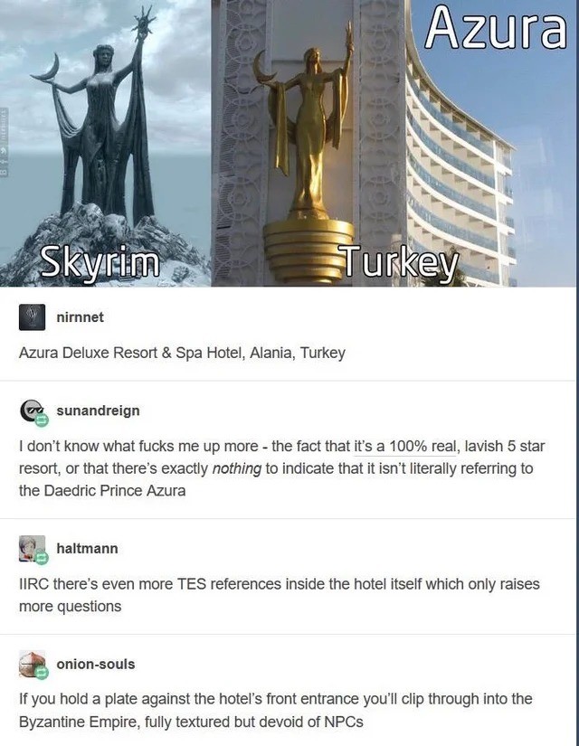 hotel azura turkey - Azura B.Ee Skyrim. Turkey nirnnet Azura Deluxe Resort & Spa Hotel, Alania, Turkey usunandreign I don't know what fucks me up more the fact that it's a 100% real, lavish 5 star resort, or that there's exactly nothing to indicate that i