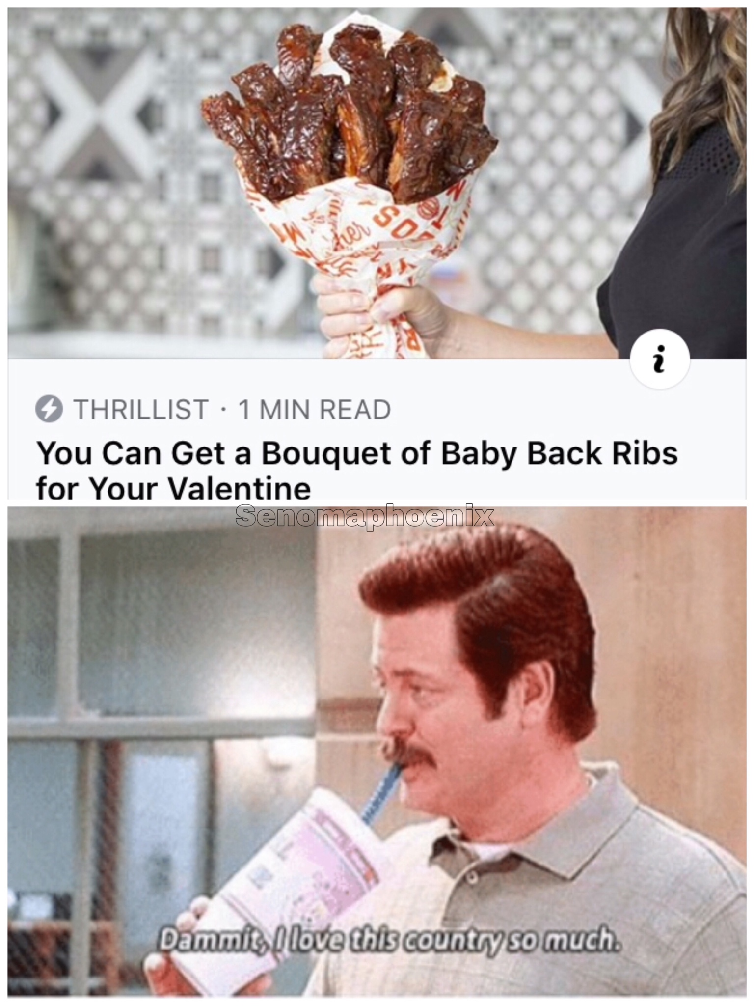 patriotic gatorade ad - Thrillist 1 Min Read You Can Get a Bouquet of Baby Back Ribs for Your Valentine T Reb Dammta love this country so much