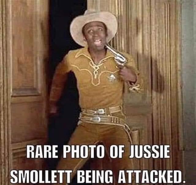 blazing saddles shoot myself - Rare Photo Of Jussie Smollett Being Attacked.