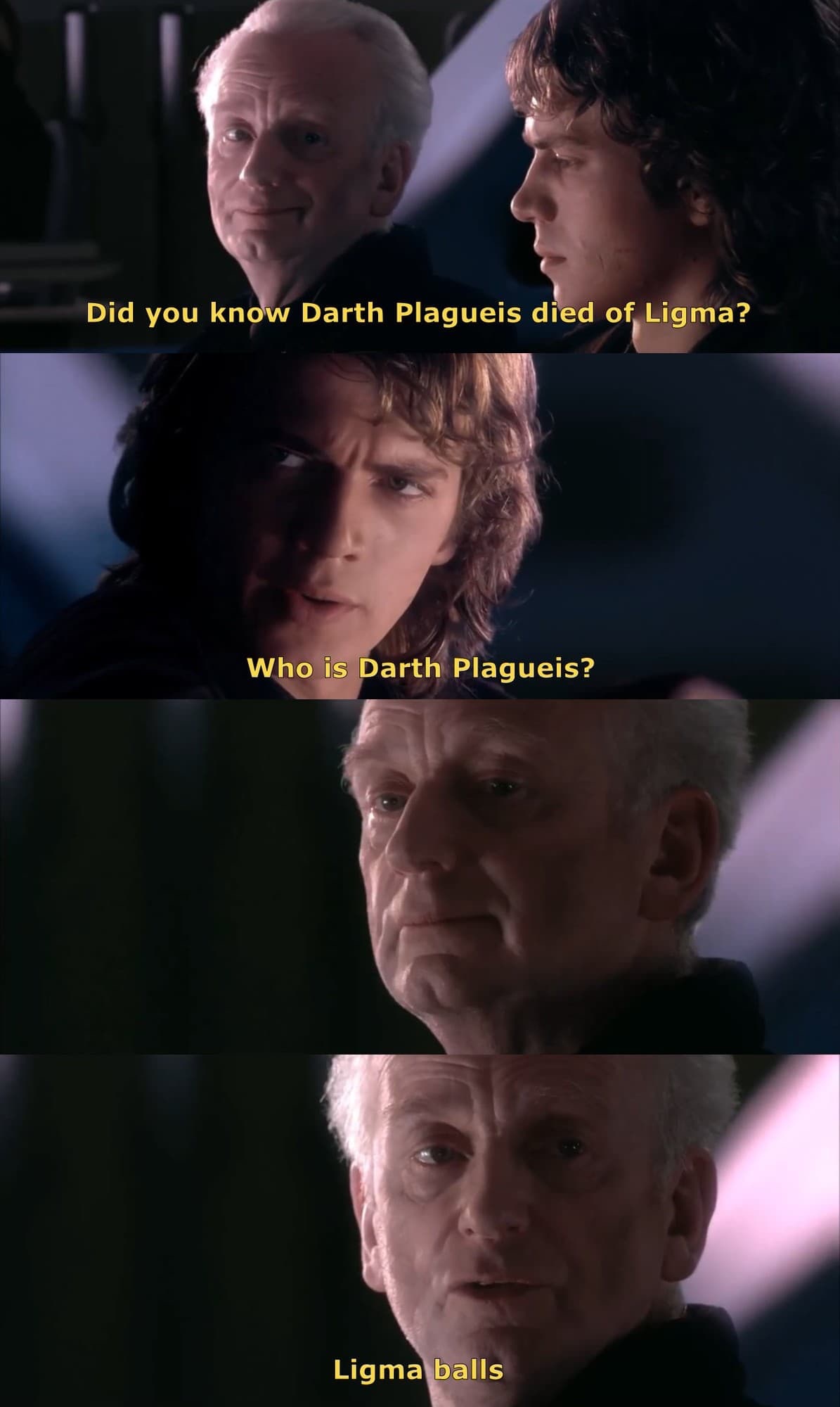 darth plagueis ligma meme - Did you know Darth Plagueis died of Ligma? Who is Darth Plagueis? Ligma balls