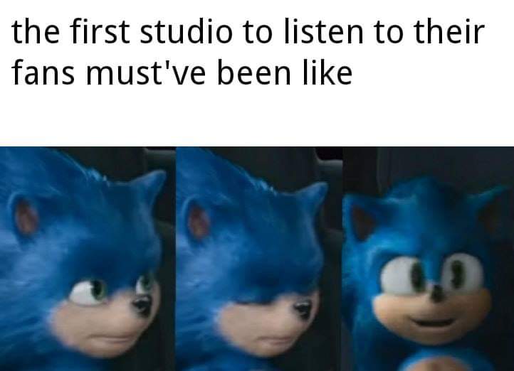 top tier memes - the first studio to listen to their fans must've been