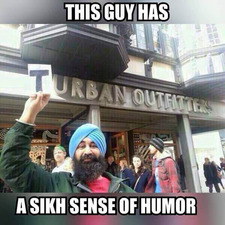 turban outfitters - This Guy Has Urban Outettek A Sikh Sense Of Humor