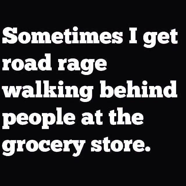 monochrome photography - Sometimes I get road rage walking behind people at the grocery store.