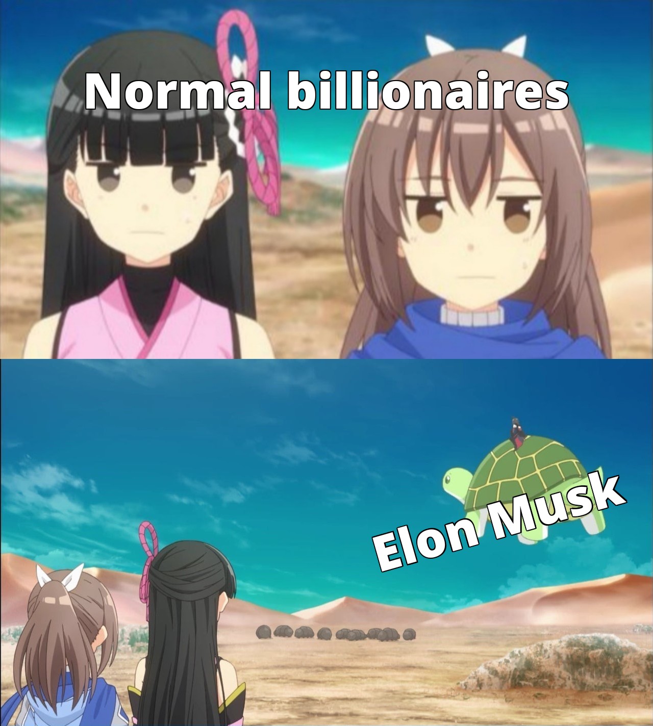 Anime - Normal billionaires Elon Musk