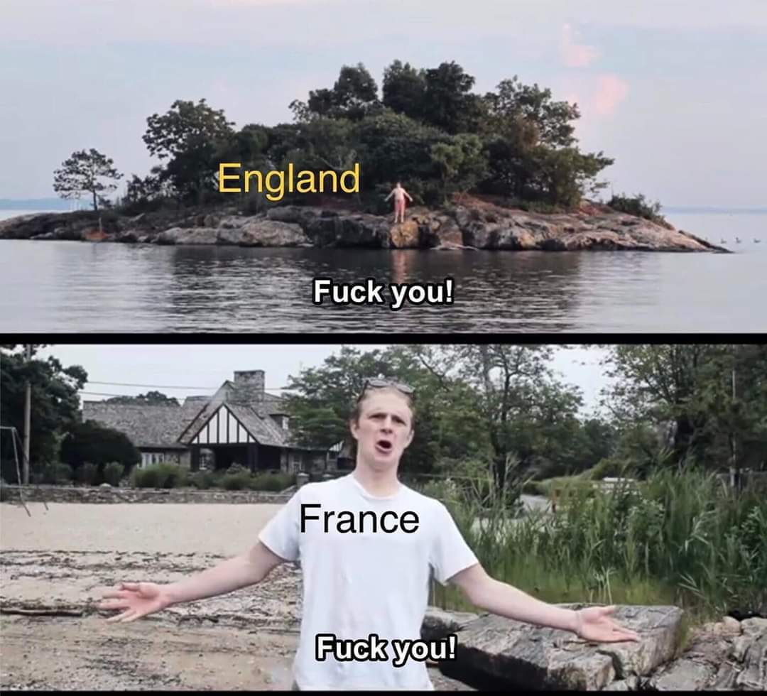 Polandball - England Fuck you! France Fuck you!