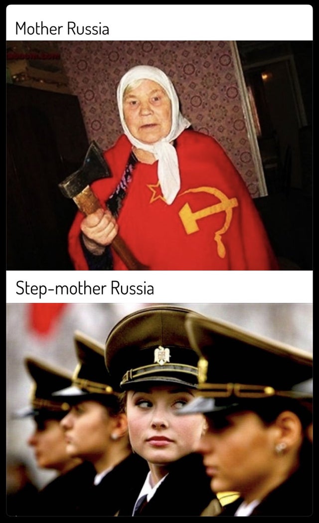 most beautiful russian military women - Mother Russia Stepmother Russia