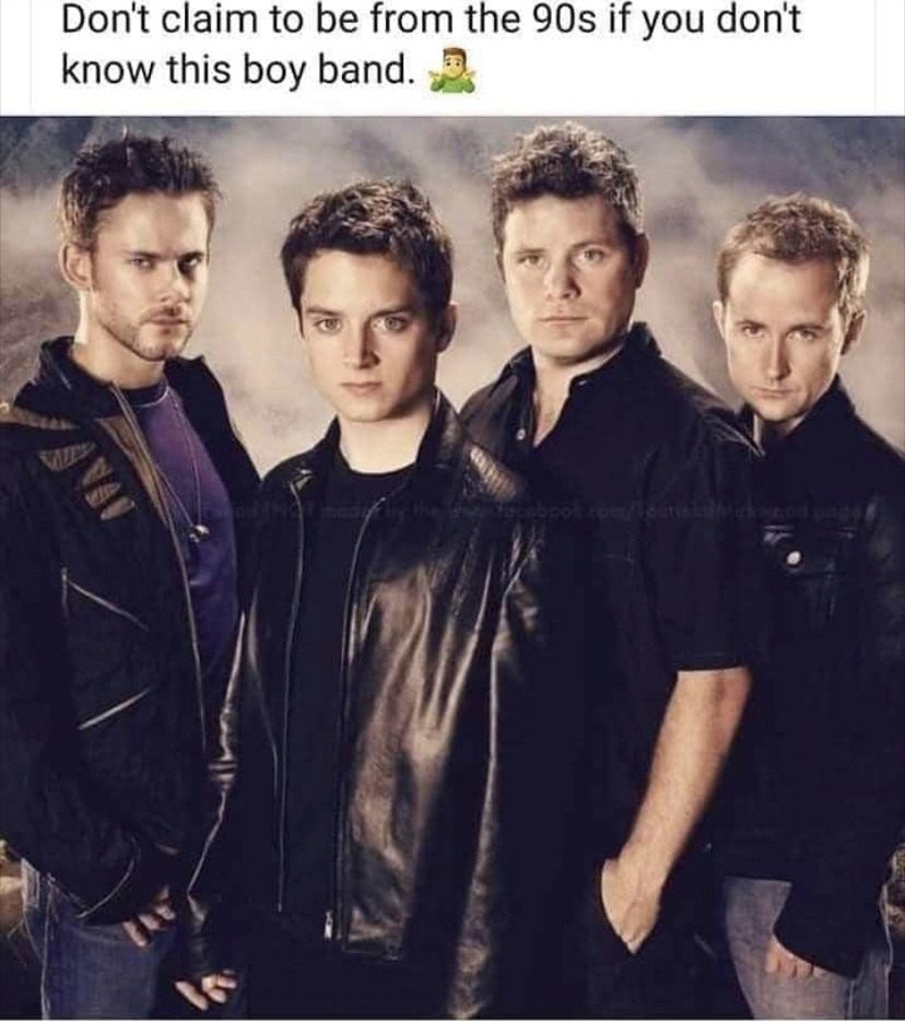 hobbit bands - Don't claim to be from the 90s if you don't know this boy band.