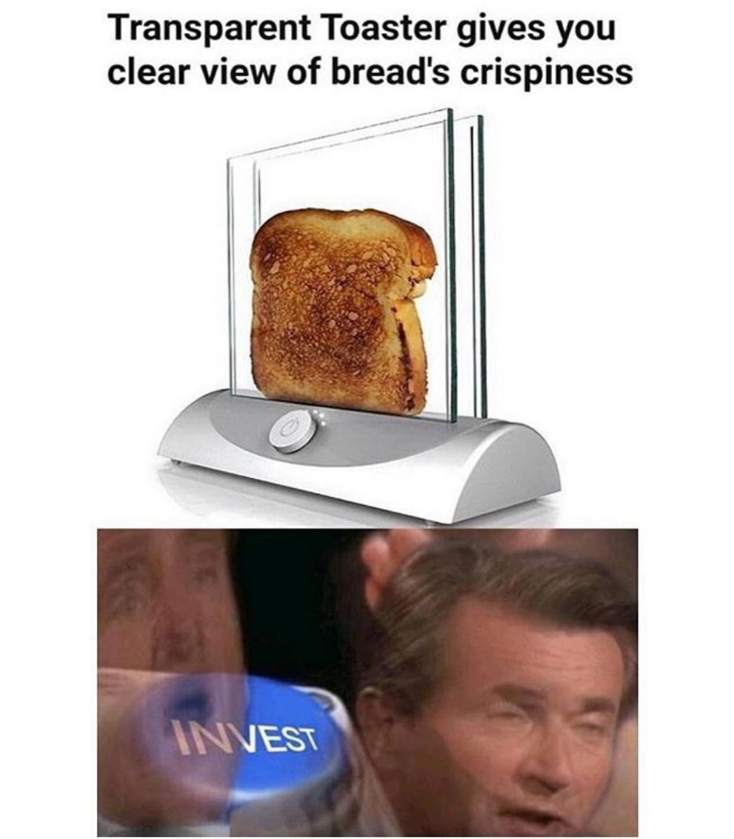 transparent toaster - Transparent Toaster gives you clear view of bread's crispiness Invest