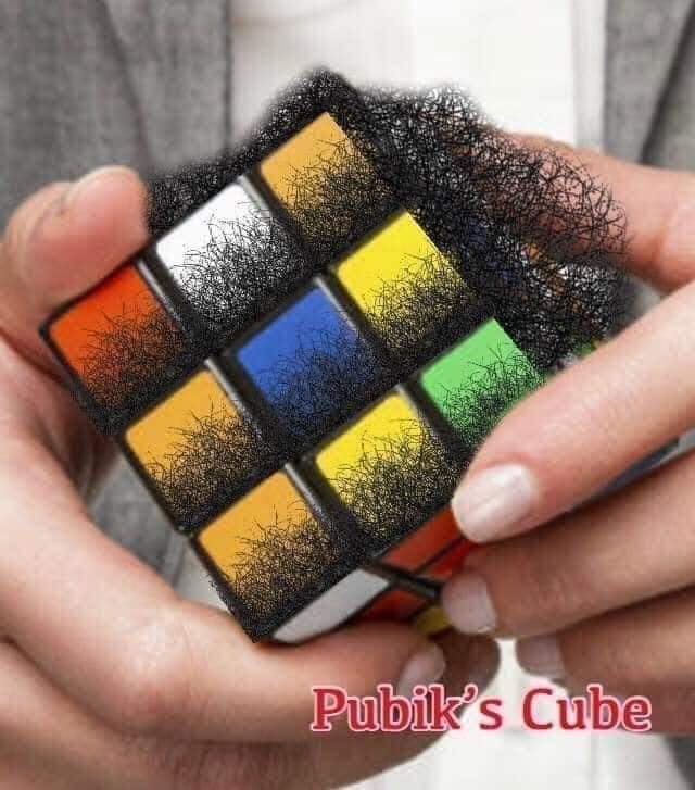 funny memes and random pics -  pube cube - Pubik's Cube