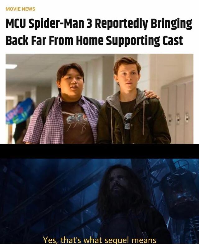 jacob batalon spiderman - Movie News Mcu SpiderMan 3 Reportedly Bringing Back Far From Home Supporting Cast Yes, that's what sequel means