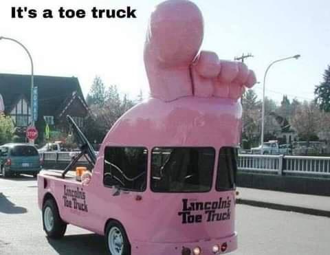 seattle pink toe truck - It's a toe truck Liselig Tra wak Lincoln Toe Truck