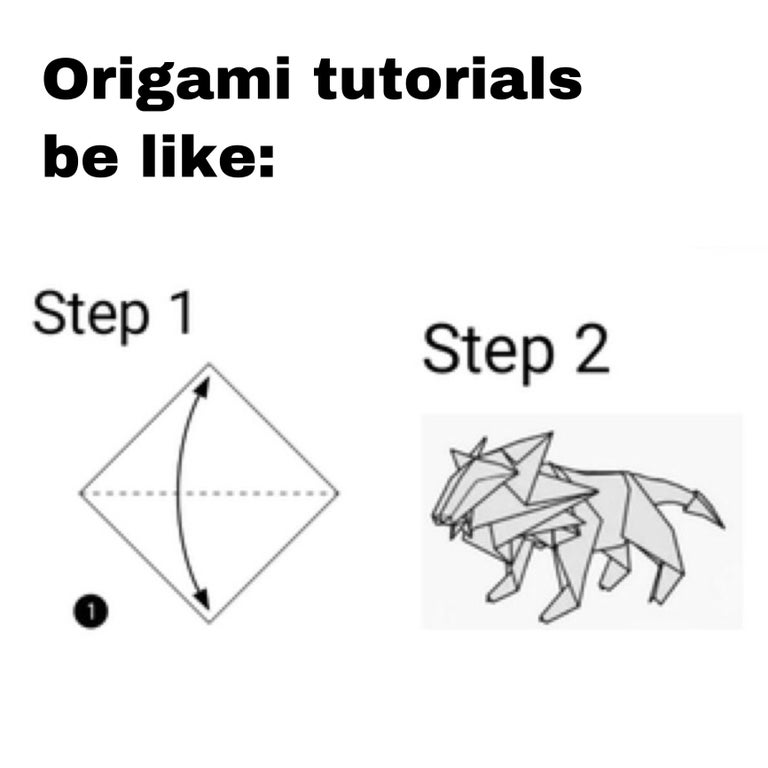 triangle - Origami tutorials be Step 1 Step 2