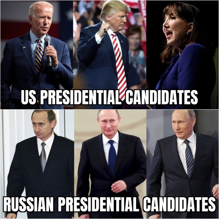 bourne identity 1988 - Us Presidential Candidates Russian Presidential Candidates