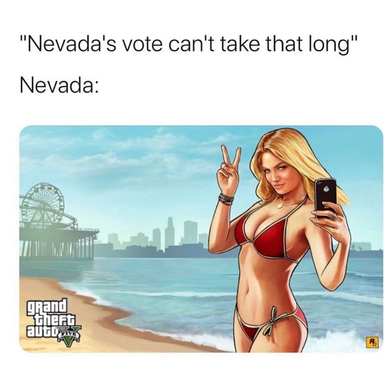 gta v cover girl - "Nevada's vote can't take that long" Nevada grand theft auto? R