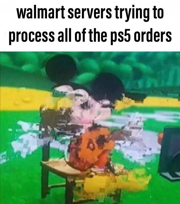sprite tastes like meme - walmart servers trying to process all of the ps5 orders