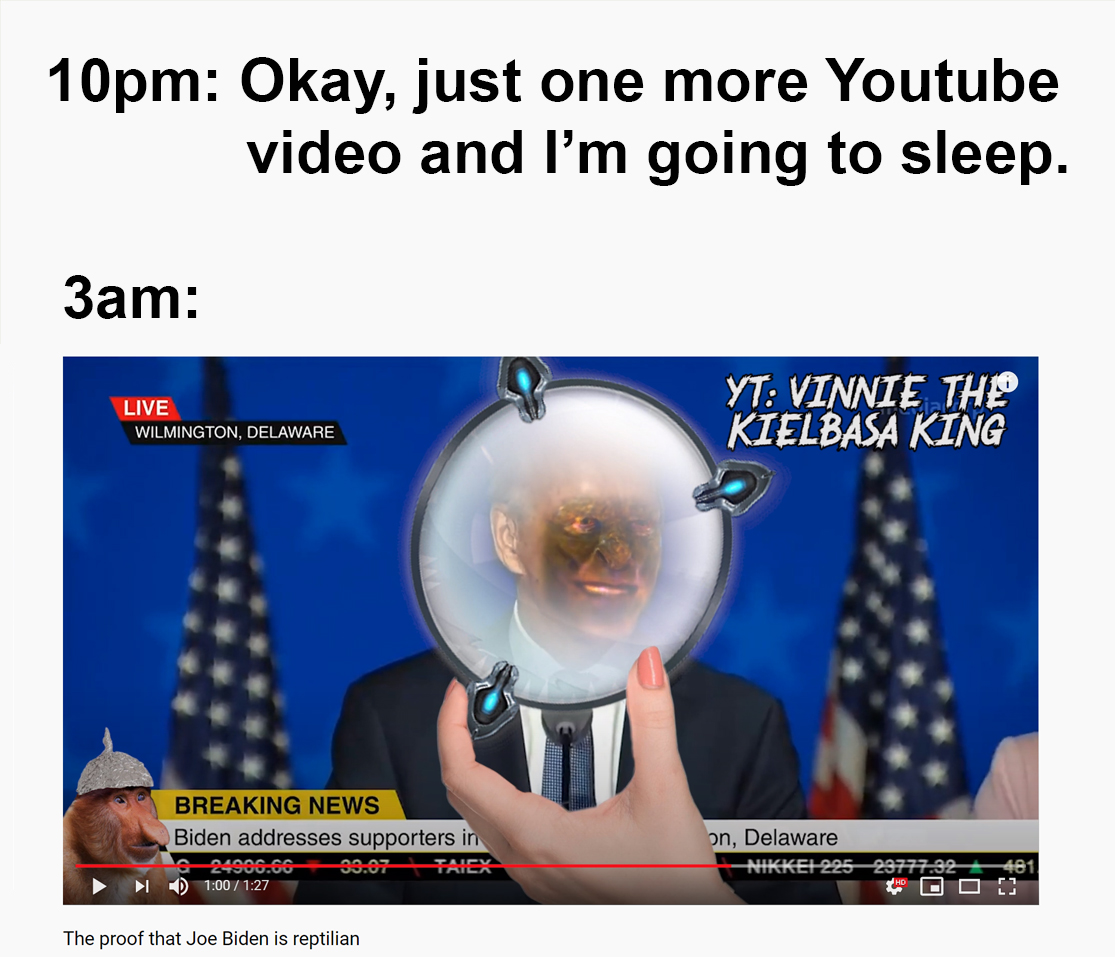 Joe Biden - 10pm Okay, just one more Youtube video and I'm going to sleep. 3am Live Wilmington, Delaware Yt Vinnie The Kielbasa King Breaking News Biden addresses supporters in 24906.06 30.07 Taiex 100127 on, Delaware Aikkei 225 29777.9201 The proof that 