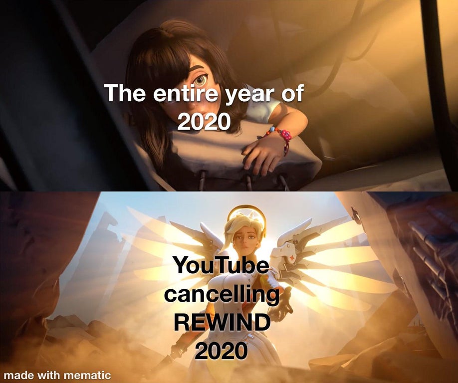 indian guy on youtube meme - The entire year of 2020 YouTube cancelling Rewind 2020 made with mematic