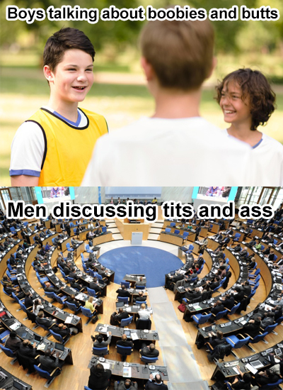 un talks - Boys talking about boobies and butts Men discussing tits and ass