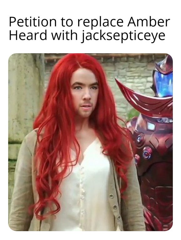 red hair - Petition to replace Amber Heard with jacksepticeye