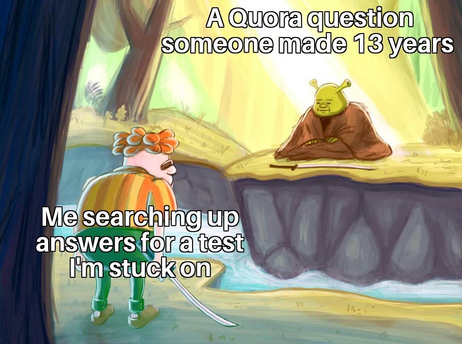 jimmy neutron carl meme - A Quora question someone made 13 years Ne Me searching up answers for a test I'm stuck on