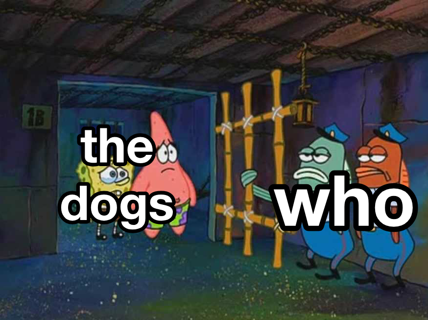 spongebob jail meme template - 18 the.. dogs who