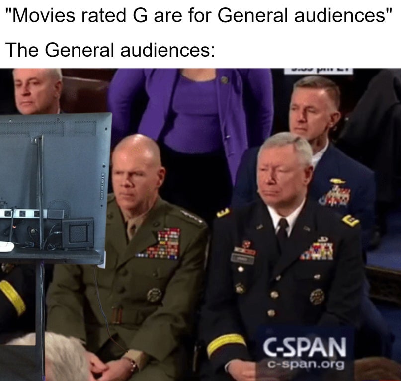 staff - "Movies rated G are for General audiences" The General audiences CSpan Cspan.org